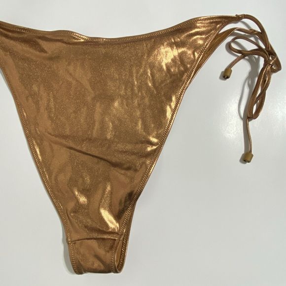 Skims Bikini Bottoms Women's 4X Penny Copper Bronze Brown String Cheeky NEW - Picture 10 of 15